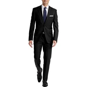 Calvin kostym i slim fit-modell för män med separerade delar, enfärgad, svart, storlek 33 B x 30 L, Svart, 33 Calvin kostym i slim fit-modell för män med separerade delar, enfärgad, svart, storlek 33 B x 30 L, Svart, 33
