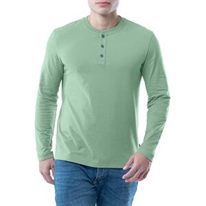 Lee Herr långärmad mjuk tvättad bomull Henley T-shirt, basilika, 42/44, Basilika, L Lee Herr långärmad mjuk tvättad bomull Henley T-shirt, basilika, 42/44, Basilika, L