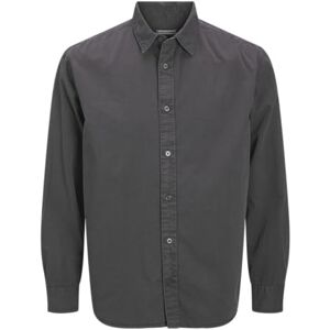 JACK & JONES Jjecharge Faded Shirt Ls Noos, svart, XL JACK & JONES Jjecharge Faded Shirt Ls Noos, svart, XL