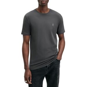 AllSaints Kortärmad tröja för män, Carter Grey, L AllSaints Kortärmad tröja för män, Carter Grey, L