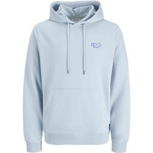 JACK & JONES Jjseattle Sweat Hood, Himmelsk blå, M JACK & JONES Jjseattle Sweat Hood, Himmelsk blå, M