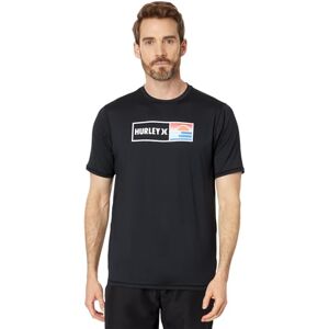 Hurley Everyday Hybrid UPF kortärmad t-shirt med skyddströja, svart, S herr, svart, S Hurley Everyday Hybrid UPF kortärmad t-shirt med skyddströja, svart, S herr, svart, S