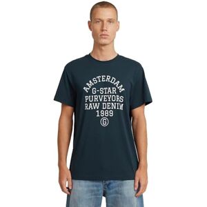 G-STAR herr Purveyors Gr R T-shirt, blå (Dk Patriot Blue D26856-c372-7160), XS, Blå (Dk Patriot Blue D26856-c372-7160), XS G-STAR herr Purveyors Gr R T-shirt, blå (Dk Patriot Blue D26856-c372-7160), XS, Blå (Dk Patriot Blue D26856-c372-7160), XS