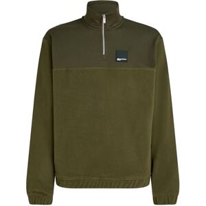 KARL LAGERFELD JEANS , Herr, Polar Fleece Zip Svetta, Regular Fit, Grön, XL KARL LAGERFELD JEANS , Herr, Polar Fleece Zip Svetta, Regular Fit, Grön, XL