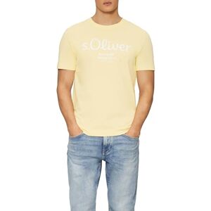 s.Oliver T-shirt med logotyptryck vanilj L s.Oliver T-shirt med logotyptryck vanilj L