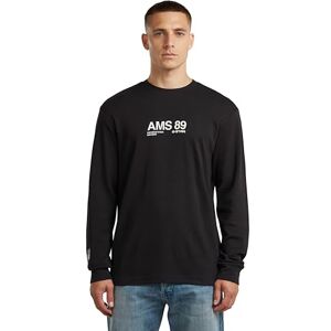 G-STAR AMS 89 Ls R T-shirt, svart (Dk Black D26867-d976-6484), M, Svart (Dk Black D26867-d976-6484), M G-STAR AMS 89 Ls R T-shirt, svart (Dk Black D26867-d976-6484), M, Svart (Dk Black D26867-d976-6484), M