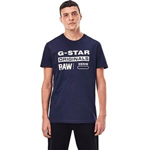 G-STAR RAW Raw. Graphic Slim T-shirt, Blå (Sartho Blue D14143-336-6067), M G-STAR RAW Raw. Graphic Slim T-shirt, Blå (Sartho Blue D14143-336-6067), M