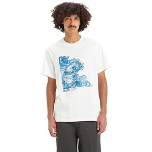 Levi's herr T-tröja Ss Relaxed Fit Tee, Wave Aop Hl logo vit, XL Levi's herr T-tröja Ss Relaxed Fit Tee, Wave Aop Hl logo vit, XL