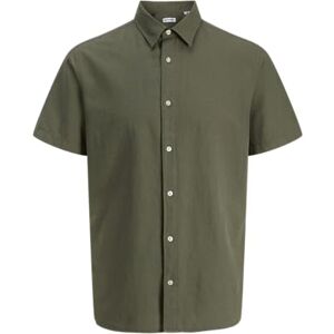 JACK & JONES Jjebreeze linneblandning skjorta S/S Sn, olivgrön, XS herr, Olivgrön, XS JACK & JONES Jjebreeze linneblandning skjorta S/S Sn, olivgrön, XS herr, Olivgrön, XS