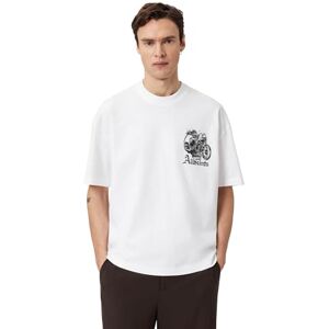 AllSaints Panhead SS Crew, Optisk vit, XS AllSaints Panhead SS Crew, Optisk vit, XS