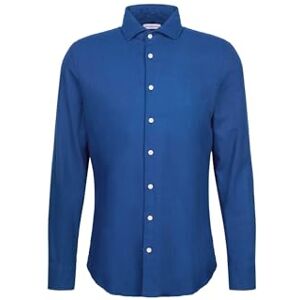 Seidensticker Silkesdekal 845602, smal passform långärmad avslappnad skjorta, 43, blå, 43 Seidensticker Silkesdekal 845602, smal passform långärmad avslappnad skjorta, 43, blå, 43