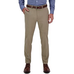 Haggar Herr premium komfort klänning byxa reg. och stora och långa storlekar, Medium kaki, 30W / 32L Haggar Herr premium komfort klänning byxa reg. och stora och långa storlekar, Medium kaki, 30W / 32L