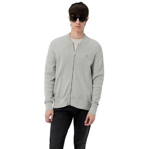 Tommy Hilfiger herr struktur baseball dragkedja genom MW0MW37329, dragkedja genom tröja, grå, XXXL, Grå (ljusgrå ljung), 3XL Tommy Hilfiger herr struktur baseball dragkedja genom MW0MW37329, dragkedja genom tröja, grå, XXXL, Grå (ljusgrå ljung), 3XL