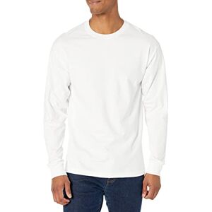 Hanes Långärmad skjorta Beefy-T skjorta för män (2-pack), Vit, 3XL Hanes Långärmad skjorta Beefy-T skjorta för män (2-pack), Vit, 3XL