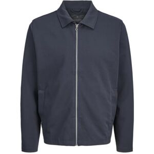 JACK & JONES Jprblapete Sweat Overshirt för män, mörk marinblå, S JACK & JONES Jprblapete Sweat Overshirt för män, mörk marinblå, S