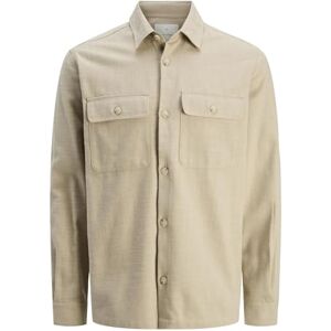 JACK & JONES Jprccraymond Spring Solid Overshirt Sn, Vitpeppar, M JACK & JONES Jprccraymond Spring Solid Overshirt Sn, Vitpeppar, M