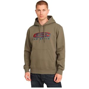 G-STAR RAW Old Skool-logotyp huvtröja, Brun (Turf D26347-d733-273), XS G-STAR RAW Old Skool-logotyp huvtröja, Brun (Turf D26347-d733-273), XS