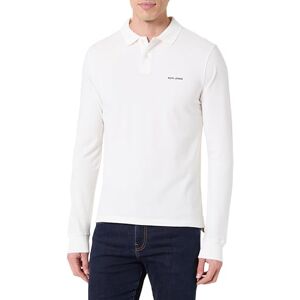 Pepe Jeans herr M Basic lång pikétröja, vit (Mousse White), M, Vit (mousse vit), M Pepe Jeans herr M Basic lång pikétröja, vit (Mousse White), M, Vit (mousse vit), M
