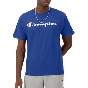 Champion T-shirt för män, klassisk grafisk t-shirt, mjuka och bekväma t-shirts för män, script-logo (regular eller big & tall), XS Champion T-shirt för män, klassisk grafisk t-shirt, mjuka och bekväma t-shirts för män, script-logo (regular eller big & tall), XS