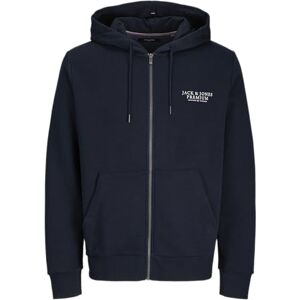 JACK & JONES Jprbluarchie sweat zip hood, marinblå blazer, S JACK & JONES Jprbluarchie sweat zip hood, marinblå blazer, S