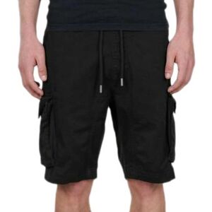 aplha industries Herr bomull twill joggingshorts Bermuda, svart, M aplha industries Herr bomull twill joggingshorts Bermuda, svart, M