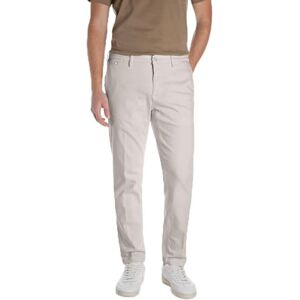 Replay Herr regular fit chinos jeans Benni Hyperchino Colour X-Lite, 013 Alabaster, 33W x 32L Replay Herr regular fit chinos jeans Benni Hyperchino Colour X-Lite, 013 Alabaster, 33W x 32L