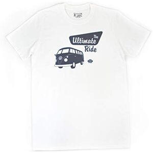 BRISA VW Collection – snygg vintage Volkswagen T1 Bulli Bus T-shirt, unisex med retromotiv, Vit, S BRISA VW Collection – snygg vintage Volkswagen T1 Bulli Bus T-shirt, unisex med retromotiv, Vit, S