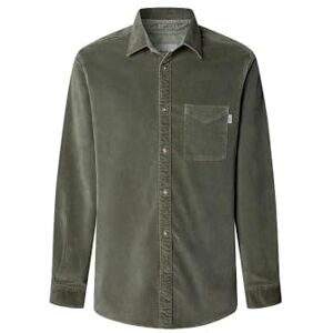Pepe Jeans herr Clayton skjorta, brun (sten beige), XS, Brun (sten beige), XS Pepe Jeans herr Clayton skjorta, brun (sten beige), XS, Brun (sten beige), XS