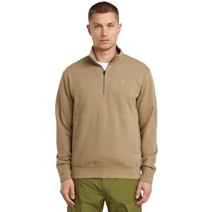 G-STAR RAW G-STAR herr Nifous halv dragkedja Sw tröja, Beige (Safari D26305-d566-b444), XL G-STAR RAW G-STAR herr Nifous halv dragkedja Sw tröja, Beige (Safari D26305-d566-b444), XL