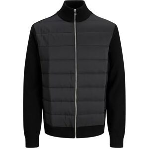 JACK & JONES Jjeperfect Knit hybridkofta Sn, svart, XL JACK & JONES Jjeperfect Knit hybridkofta Sn, svart, XL