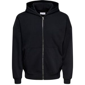 Only & Sons Onsturner VTG huvtröja med dragkedja sweat Cbo Noos, svart, L Only & Sons Onsturner VTG huvtröja med dragkedja sweat Cbo Noos, svart, L