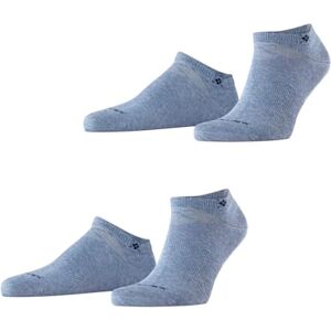 Burlington Everyday 2-pack herr sneakerstrumpor av mjuk kammad bomull, Blå (Light Jeans 6662), 40-46 EU Burlington Everyday 2-pack herr sneakerstrumpor av mjuk kammad bomull, Blå (Light Jeans 6662), 40-46 EU