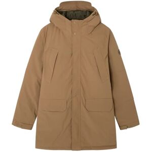 Springfield Sorona Bumpad Parka med Huva Herrjacka, Sepia, M Springfield Sorona Bumpad Parka med Huva Herrjacka, Sepia, M