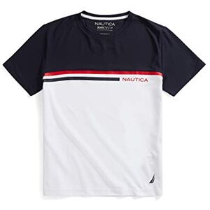 Nautica Navtech Colorblock T-shirt för män, Marinblått Xsp, XL Nautica Navtech Colorblock T-shirt för män, Marinblått Xsp, XL