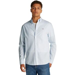 Tommy Jeans herr TJM REG LINEN BLEND LS SHIRT EXT L/S skjorta, blå, 3XL, Blå (söt blå), 3XL Tommy Jeans herr TJM REG LINEN BLEND LS SHIRT EXT L/S skjorta, blå, 3XL, Blå (söt blå), 3XL