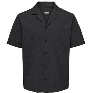 Only & Sons Onseye Resort Seers 009 Shirt Noos, jet svart, M Only & Sons Onseye Resort Seers 009 Shirt Noos, jet svart, M