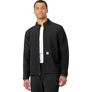 Carhartt Men's Fluid Resistant Fleece Jacket, Black, 2X Carhartt Men's Fluid Resistant Fleece Jacket, Black, 2X