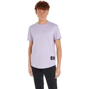 Calvin jeans herr emblem flip up ärm S/S t-shirt, Pastelllila, S Calvin jeans herr emblem flip up ärm S/S t-shirt, Pastelllila, S