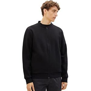 TOM TAILOR Denim herr sweatshirt bomberjacka, 29999-svart, L TOM TAILOR Denim herr sweatshirt bomberjacka, 29999-svart, L