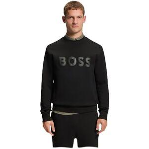 Boss Sweatshirt för män, Svart 001, L Boss Sweatshirt för män, Svart 001, L