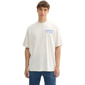 TOM TAILOR Denim T-shirt för män, 10348 – Gardenia vit, M TOM TAILOR Denim T-shirt för män, 10348 – Gardenia vit, M