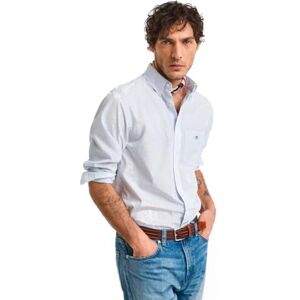 GANT Reg Poplin Banker Bd skjorta för män, ljusblå, L GANT Reg Poplin Banker Bd skjorta för män, ljusblå, L