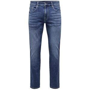 Only & Sons Onsloom Slim Mb 6756 Mat DNM Noos, Mellanblå denim, 38W / 34L Only & Sons Onsloom Slim Mb 6756 Mat DNM Noos, Mellanblå denim, 38W / 34L