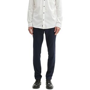 TOM TAILOR Travis Slim Chino byxor för män, 36780 – marinblå struktur, 30W / 30L TOM TAILOR Travis Slim Chino byxor för män, 36780 – marinblå struktur, 30W / 30L