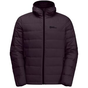 Jack Wolfskin mäns Ather Down Hoody M Dunjacka, midnight plommon, XL Jack Wolfskin mäns Ather Down Hoody M Dunjacka, midnight plommon, XL