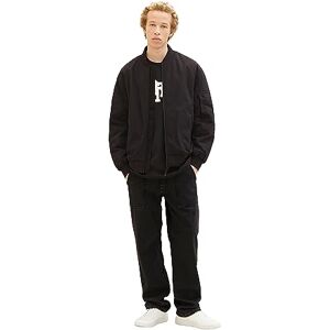 TOM TAILOR Denim herr bomberjacka med vattenavvisande funktion, 29999-svart, M TOM TAILOR Denim herr bomberjacka med vattenavvisande funktion, 29999-svart, M