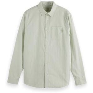 Scotch & Soda Regular fit randig Oxford-tröja, Pistachio Stripe 300, S Scotch & Soda Regular fit randig Oxford-tröja, Pistachio Stripe 300, S