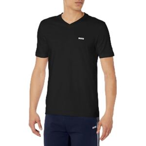 Boss Herr liten logotyp bomull v-ringad kortärmad t-shirt, Svart moln, 3XL Boss Herr liten logotyp bomull v-ringad kortärmad t-shirt, Svart moln, 3XL