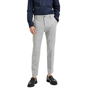 SELECTED HOMME SELETED HOMME SLHSLIM-Liam TRS Flex B NOOS byxor för män, ljusgrå melange, 58, Ljusgrå melange, 58 SELECTED HOMME SELETED HOMME SLHSLIM-Liam TRS Flex B NOOS byxor för män, ljusgrå melange, 58, Ljusgrå melange, 58