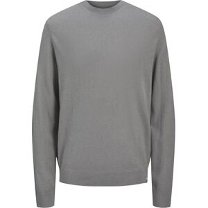 JACK & JONES RDDBROOKS Knit Crew Neck L/S NOOS, Grå flanell, XXL JACK & JONES RDDBROOKS Knit Crew Neck L/S NOOS, Grå flanell, XXL